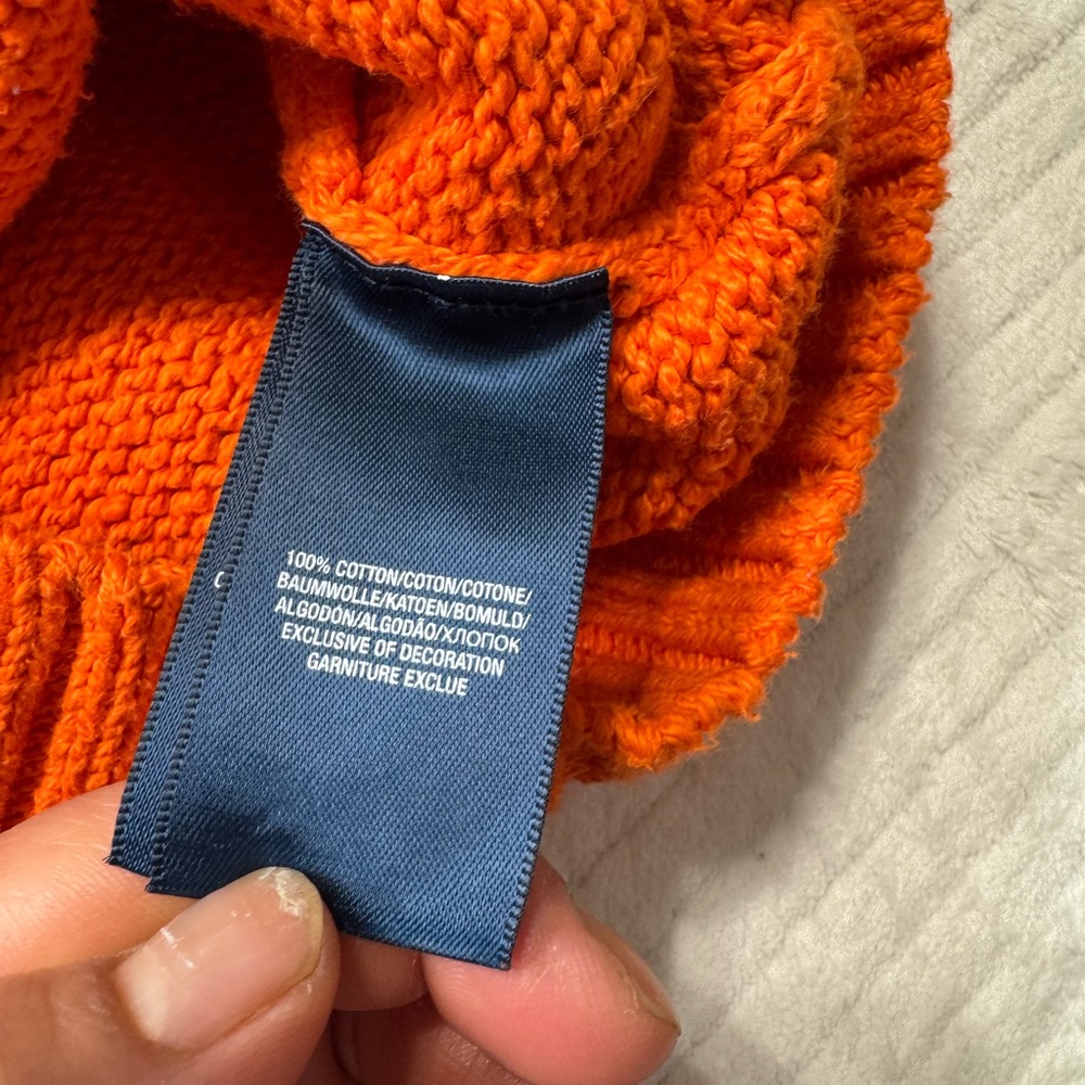 Polo by Ralph Lauren Orange Kids Sweater - Picture 6 of 9